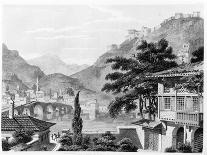 Town of Berat in Early 19th Century, from 'travels in Sicily, Greece and Albania' by Thomas Smart…-Charles Robert Cockerell-Giclee Print