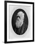 Charles Robert Darwin (B/W Photo)-Lock and Whitfield-Framed Giclee Print