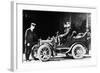 Charles Rolls at the Wheel of a 1904 Royce Car, C1904-null-Framed Photographic Print