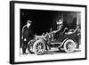 Charles Rolls at the Wheel of a 1904 Royce Car, C1904-null-Framed Photographic Print