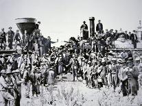 The Golden Spike Ceremony, 10th May 1869-Charles Roscoe Savage-Framed Photographic Print