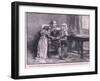 Charles's Farewell Interview with the Duke of Gloucester and Princess Elizabeth Ad 1649-Walter Stanley Paget-Framed Giclee Print