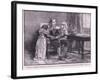 Charles's Farewell Interview with the Duke of Gloucester and Princess Elizabeth Ad 1649-Walter Stanley Paget-Framed Giclee Print