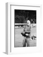 Charles Schulz, Creator of "Peanuts" at Home in Sebastopol, California. 1967-Bill Ray-Framed Photographic Print