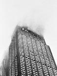 Empire State Building Burning after Plane Crash-Charles Seawood-Photographic Print