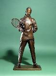 A Bronze Figure of H.R.H. the Prince of Wales, Later Edward Viii, Dressed for Tennis, C.1920S-1930S-Charles Sergeant Jagger-Framed Giclee Print