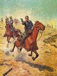 The Skirmish Line-Charles Shreyvogel-Mounted Art Print