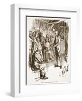 Charles Simeon Preaching in a Barn-Frederick Pegram-Framed Giclee Print