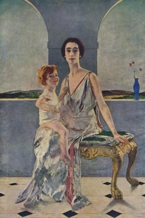 'The Countess of Rocksavage and Her Son', 1922 (1935)