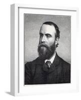 Charles Stewart Parnell, Engraving after a Photograph by William Lawrence-Irish Photographer-Framed Giclee Print