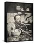 Charles Stewart Parnell in His Laboratory-null-Framed Stretched Canvas