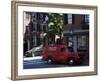 Charles Street, Beacon Hill, Boston, Massachusetts, New England, USA-Amanda Hall-Framed Photographic Print