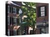 Charles Street, Beacon Hill, Boston, Massachusetts, USA-Amanda Hall-Stretched Canvas