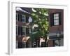 Charles Street, Beacon Hill, Boston, Massachusetts, USA-Amanda Hall-Framed Photographic Print