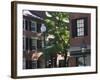 Charles Street, Beacon Hill, Boston, Massachusetts, USA-Amanda Hall-Framed Photographic Print