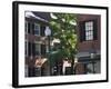 Charles Street, Beacon Hill, Boston, Massachusetts, USA-Amanda Hall-Framed Photographic Print