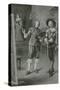 Charles Stuart in the Home of Van Dyck-Walter Stanley Paget-Stretched Canvas