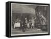 Charles Surface Selling His Ancestors' Portraits-Claude Andrew Calthrop-Framed Stretched Canvas