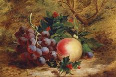 Christmas Fruit and Flowers-Charles T. Bale-Stretched Canvas