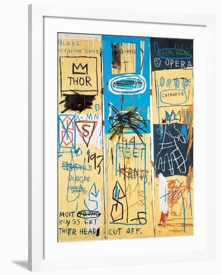 Charles the First, 1982-Jean-Michel Basquiat-Framed Giclee Print