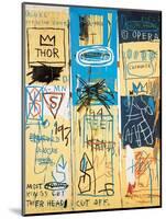 Charles the First, 1982-Jean-Michel Basquiat-Mounted Giclee Print