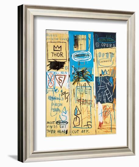 Charles the First, 1982-Jean-Michel Basquiat-Framed Giclee Print