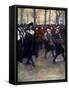 Charles the King Walked for the Last Time Through the Streets of London, 1649-AS Forrest-Framed Stretched Canvas