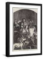 Charles the Second Knighting the Loin of Beef-null-Framed Giclee Print