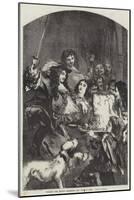 Charles the Second Knighting the Loin of Beef-null-Mounted Giclee Print