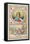 Charles the Simple Giving His Daughter Gisele to Rollo of Normandy in Marriage, 911-null-Framed Stretched Canvas