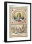 Charles the Simple Giving His Daughter Gisele to Rollo of Normandy in Marriage, 911-null-Framed Giclee Print