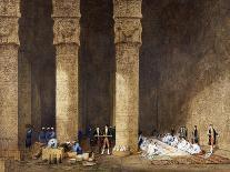 Breakfast in Egyptian Temple, from Empress Eugenie of France's Journey in Egypt-Charles Theodore Frere-Giclee Print