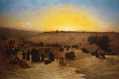 Pilgrims Worshipping Outside Jerusalem-Charles Theodore Frere-Giclee Print