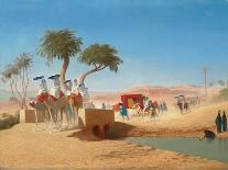 Overnight Camp on Banks of Nile, from Empress Eugenie of France's Journey in Egypt-Charles Theodore Frere-Giclee Print