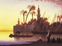 Overnight Camp on Banks of Nile, from Empress Eugenie of France's Journey in Egypt-Charles Theodore Frere-Giclee Print