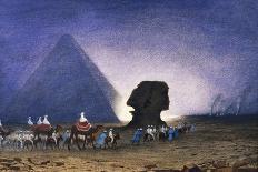 The Empress Eugenie Visiting the Pyramids-Charles Theodore Frere-Giclee Print