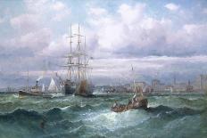 Shipping in the Mouth of the Medway, Evening-Charles Thorneley-Mounted Giclee Print