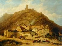 St Goar on the Rhine-Charles Tomkins-Giclee Print