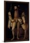 Charles V (1500-58) Holy Roman Emperor and King of Spain with His Dog, 1533-Titian (Tiziano Vecelli)-Framed Giclee Print