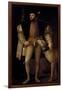 Charles V (1500-58) Holy Roman Emperor and King of Spain with His Dog, 1533-Titian (Tiziano Vecelli)-Framed Giclee Print