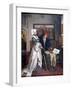 Charles V and Jeanne Vandergeynst at the Cradle of their Daughter Marguerite, 1870-Willem Geets-Framed Giclee Print