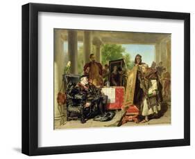 Charles V, at the Monastery of Yuste-Alfred W. Elmore-Framed Giclee Print