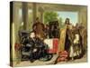 Charles V, at the Monastery of Yuste-Alfred W. Elmore-Stretched Canvas