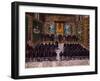 Charles V Entrusting Government of Netherlands to His Son Philip II in Brussels-null-Framed Giclee Print