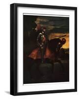 Charles V, Holy Roman Emperor, 1548-Titian (Tiziano Vecelli)-Framed Giclee Print