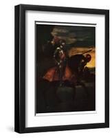 Charles V, Holy Roman Emperor, 1548-Titian (Tiziano Vecelli)-Framed Giclee Print