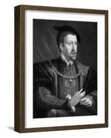 Charles V, King of Spain and Holy Roman Emperor from 1519, 1835-null-Framed Giclee Print