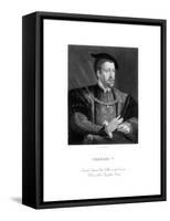 Charles V, King of Spain and Holy Roman Emperor-W Holl-Framed Stretched Canvas