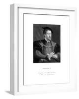 Charles V, King of Spain and Holy Roman Emperor-W Holl-Framed Giclee Print