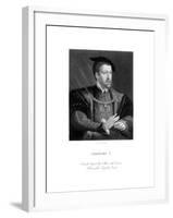 Charles V, King of Spain and Holy Roman Emperor-W Holl-Framed Giclee Print